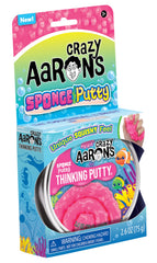 Crazy Aaron's Sponge Putty USA-made non-toxic formula for safe fun.