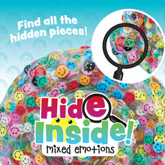 Crazy Aaron's Thinking Putty with six hidden emoji pieces to discover during exploration