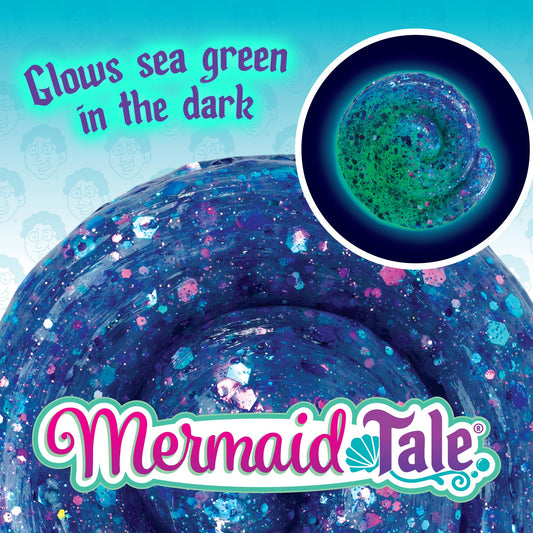 Crazy Aaron's Mermaid Tale Thinking Putty glows in the dark for magical late-night creativity