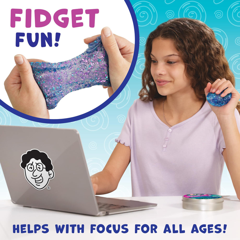 Crazy Aaron's Mermaid Tale Thinking Putty in-hand stretch and sculpting for focus and fun