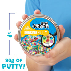 Crazy Aaron's Thinking Putty never dries out, sustaining endless tactile play and creativity