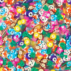 Crazy Aaron's Thinking Putty Party Animals clear putty reveals hidden pieces and tactile delight.