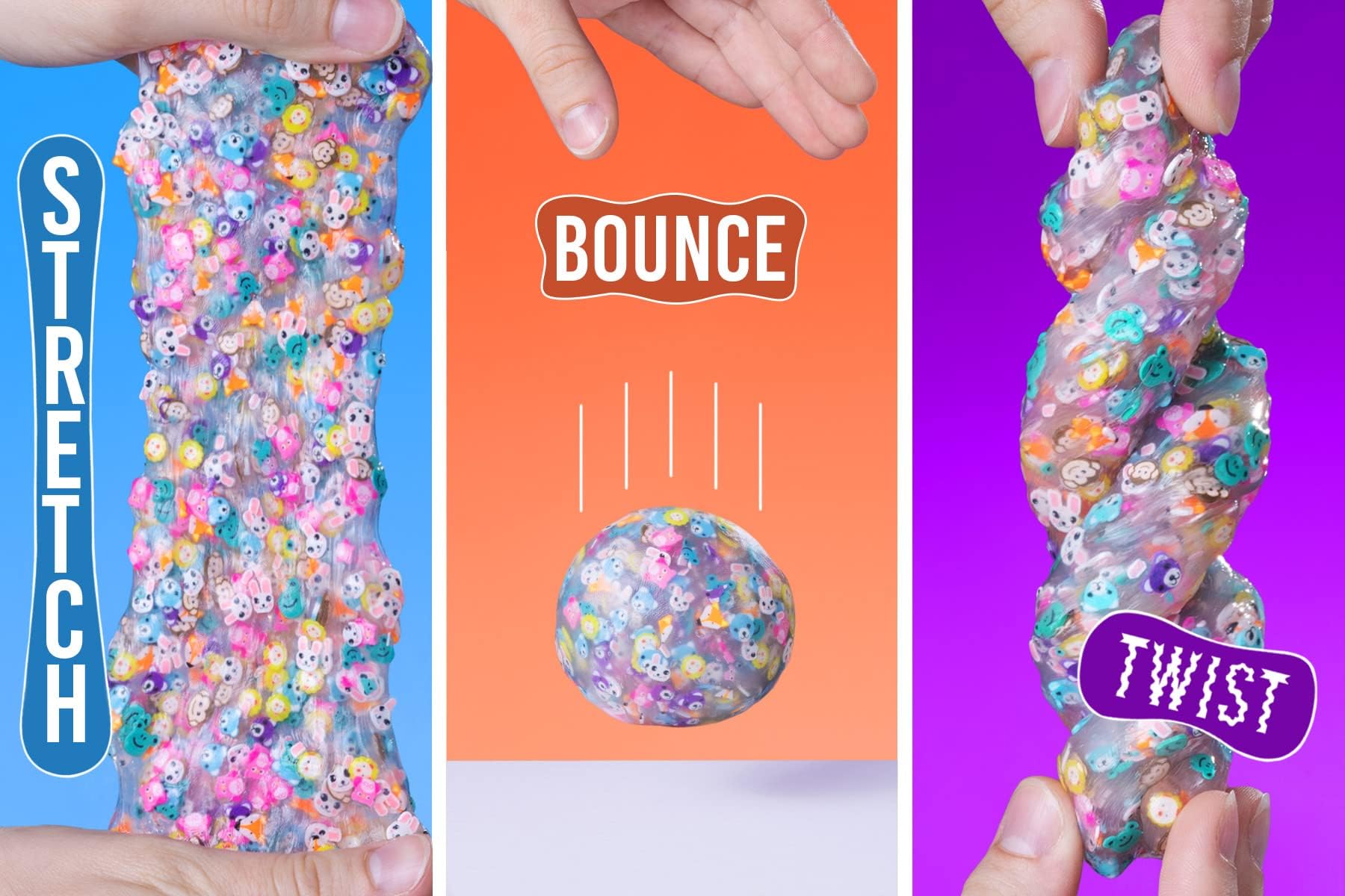 Crazy Aaron's Thinking Putty Party Animals lets you stretch, pop, and sculpt for creative focus.