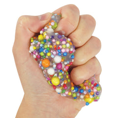 Crazy Aaron's rainbow beads provide eye-catching color contrast during play.