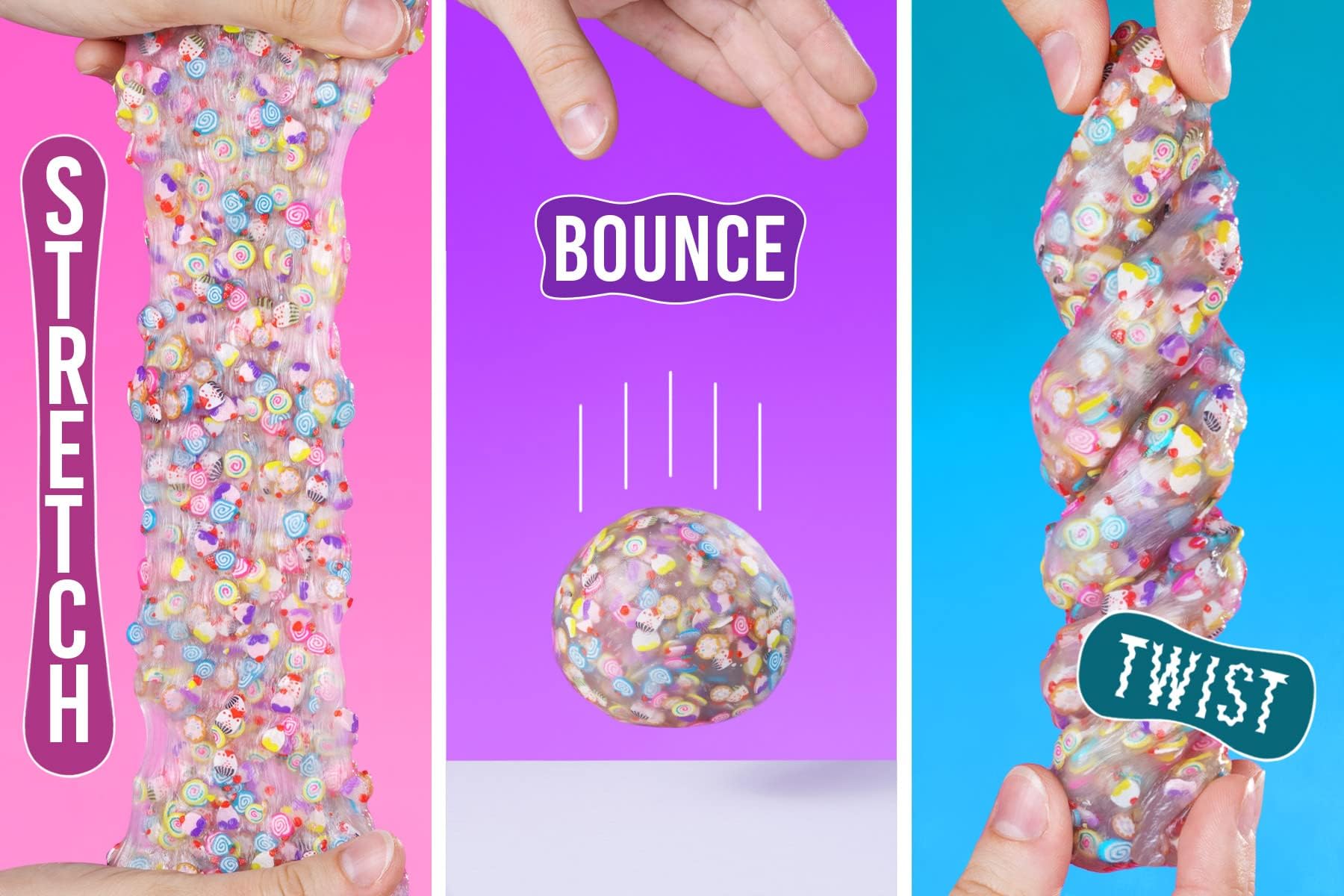 Thinking Putty can be stretched, bounced, and sculpted for creative play.