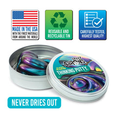 Made in the USA Crazy Aaron's Thinking Putty Super Scarab tin