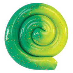 Close up texture of Crazy Aaron's Thinking Putty in hand