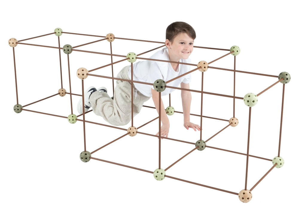 Crazy Forts Camo colorful playset inspires collaborative, hands-on learning through design challenges.