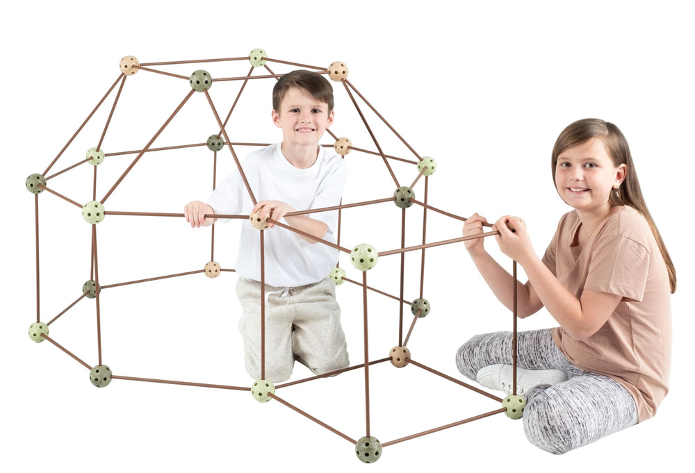 Crazy Forts Camo easy-to-use system lets kids build independently for STEM-led exploration.