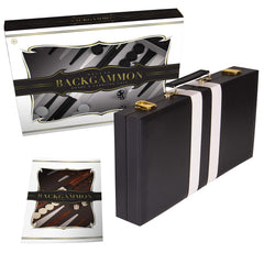 Crazy Games backgammon dice and chips ready for quick setup at home or on the go