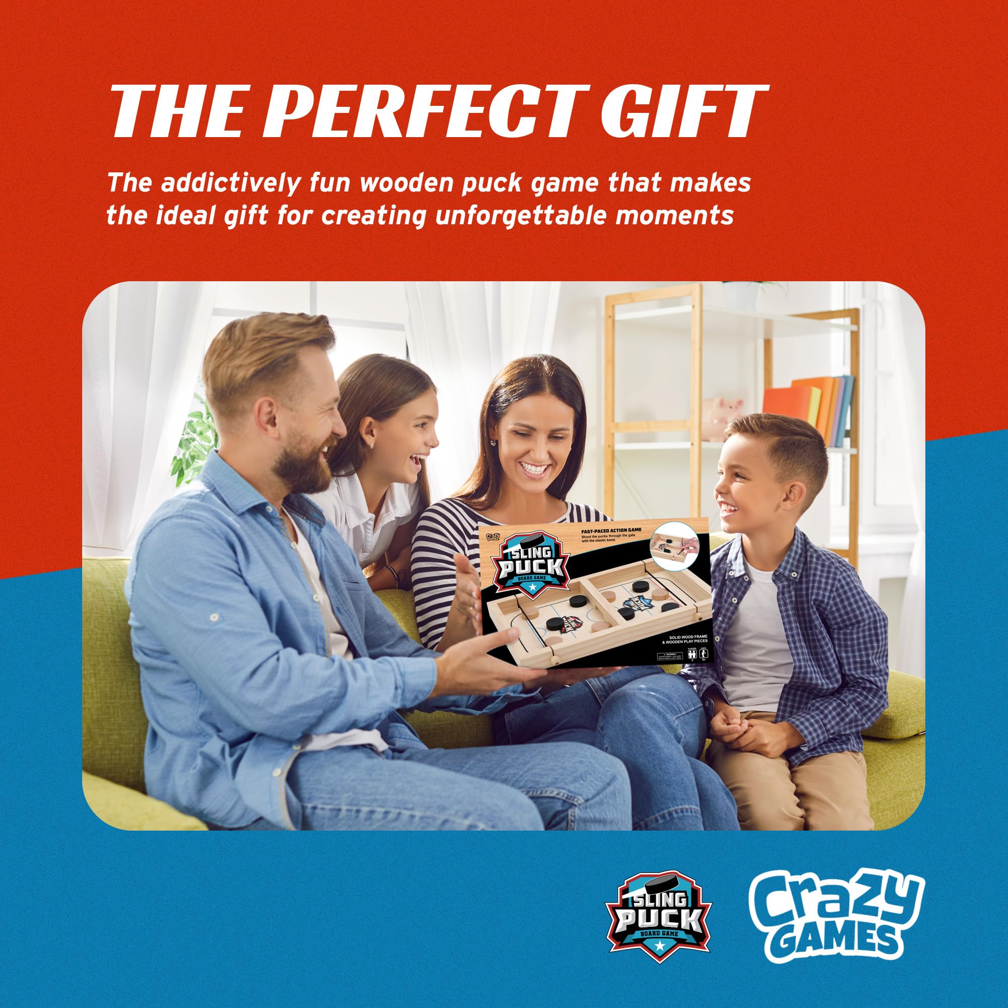 Crazy Games family-night-hockey-action image inviting cozy gatherings with fast, friendly puck play