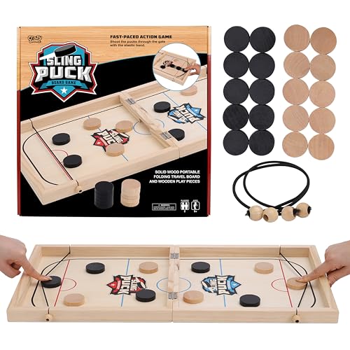 Crazy Games large sling puck pieces designed for smooth gliding and durability.