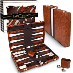 Crazy Games leatherette case interior protects the board during transport and storage.