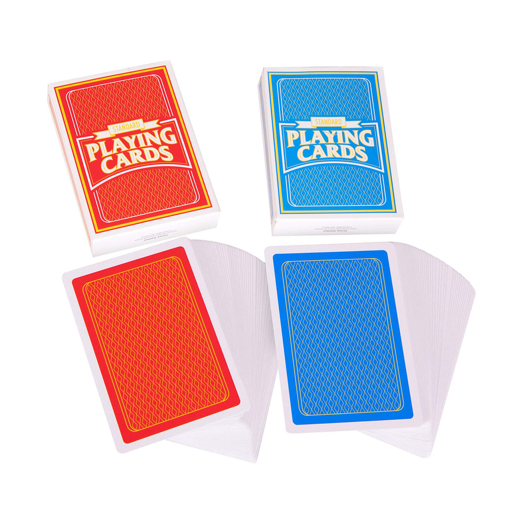 Crazy Games red manual card shuffler low noise for quiet gatherings