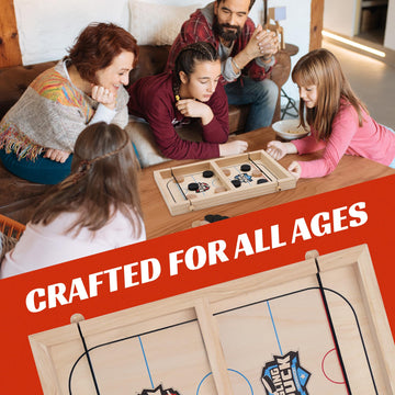 Crazy Games tabletop-game-night image highlighting versatile, quick setup for kids, teens, and adults