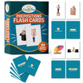 CreateFun 49-preposition flash cards cover image, engaging learning tool for kids to explore prepositions
