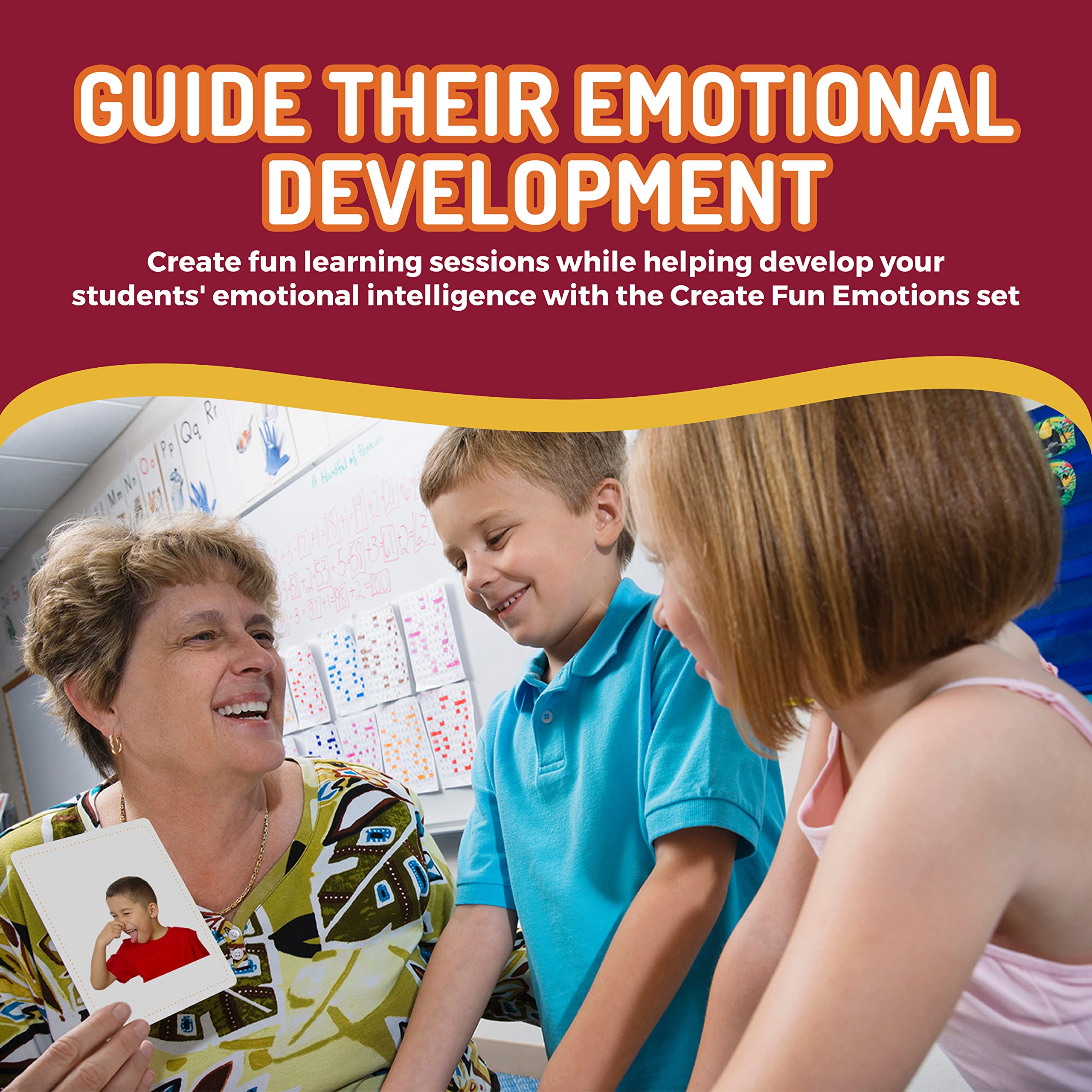 CreateFun love emotion card for relationship-building exercises.