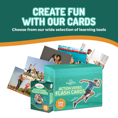 CreateFun packaging and cards designed for classroom and home use.