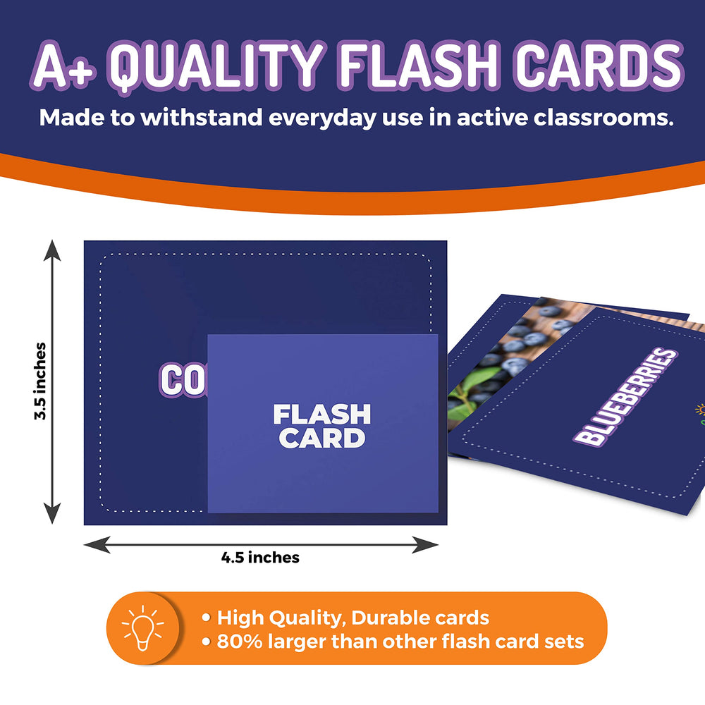 CreateFun desserts flash cards introduce treats while building vocabulary and discussion prompts.