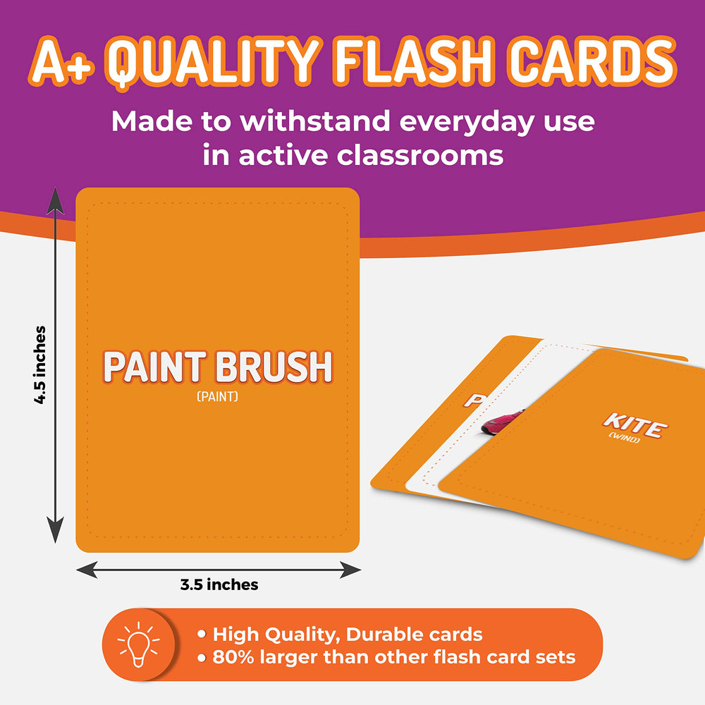 CreateFun Go Together flashcards support structured speech activities at home or school.