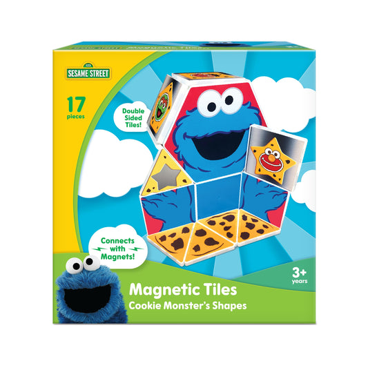 CreateOn Cookie Monster hexagon tile for hands-on geometry exploration.