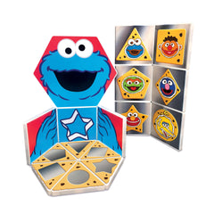CreateOn Cookie Monster pattern-building magnets encourage hands-on discovery.