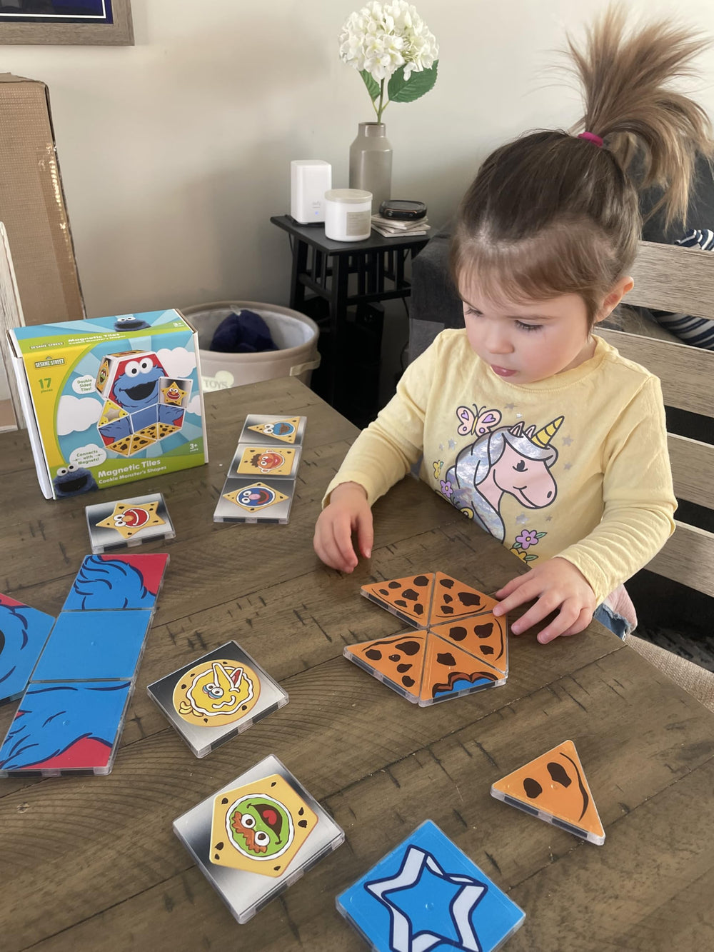 CreateOn Cookie Monster tiles with vibrant colors boost engaging STEM-inspired sessions.