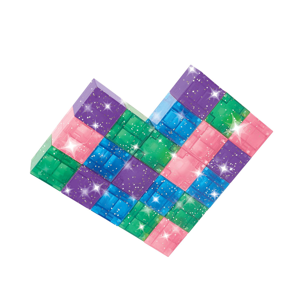 CreateOn Crayola Glitter PIP Cubes sturdy design supports durable play sessions.