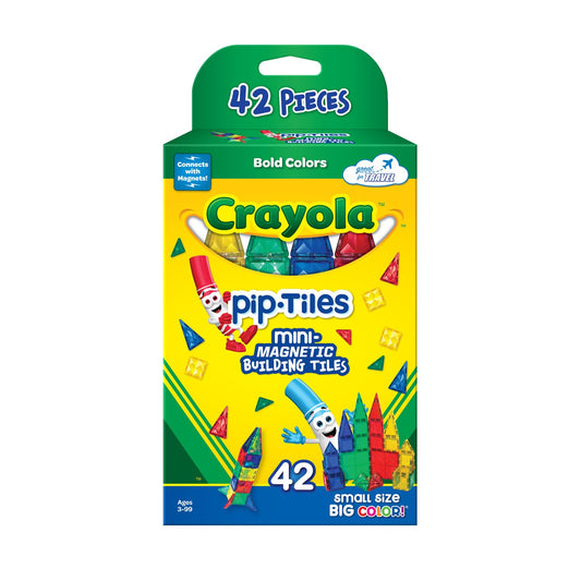 CreateOn Crayola PIP-Tiles help kids build while learning shapes and colors