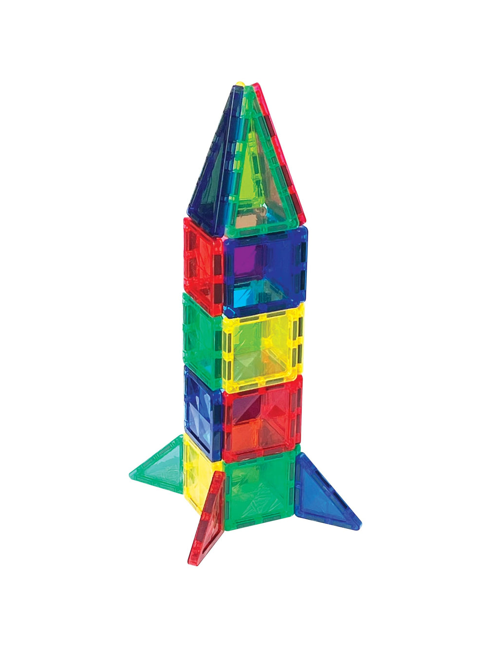 CreateOn Crayola Mini Magnetic PIP-Tiles vivid patterns encourage color matching.