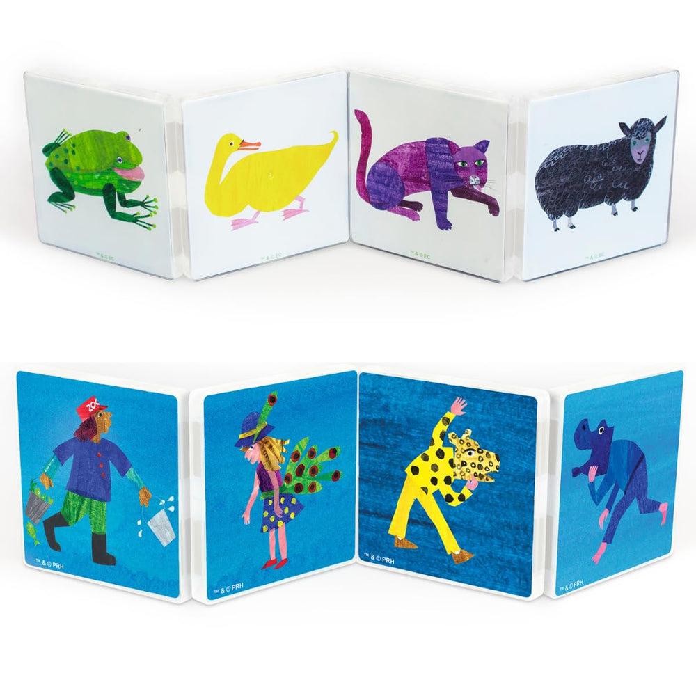 CreateOn Eric Carle 4-piece puzzle tiles boost problem solving during play.