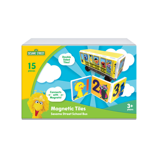 CreateOn Sesame Street square tiles designed for geometry and spatial awareness