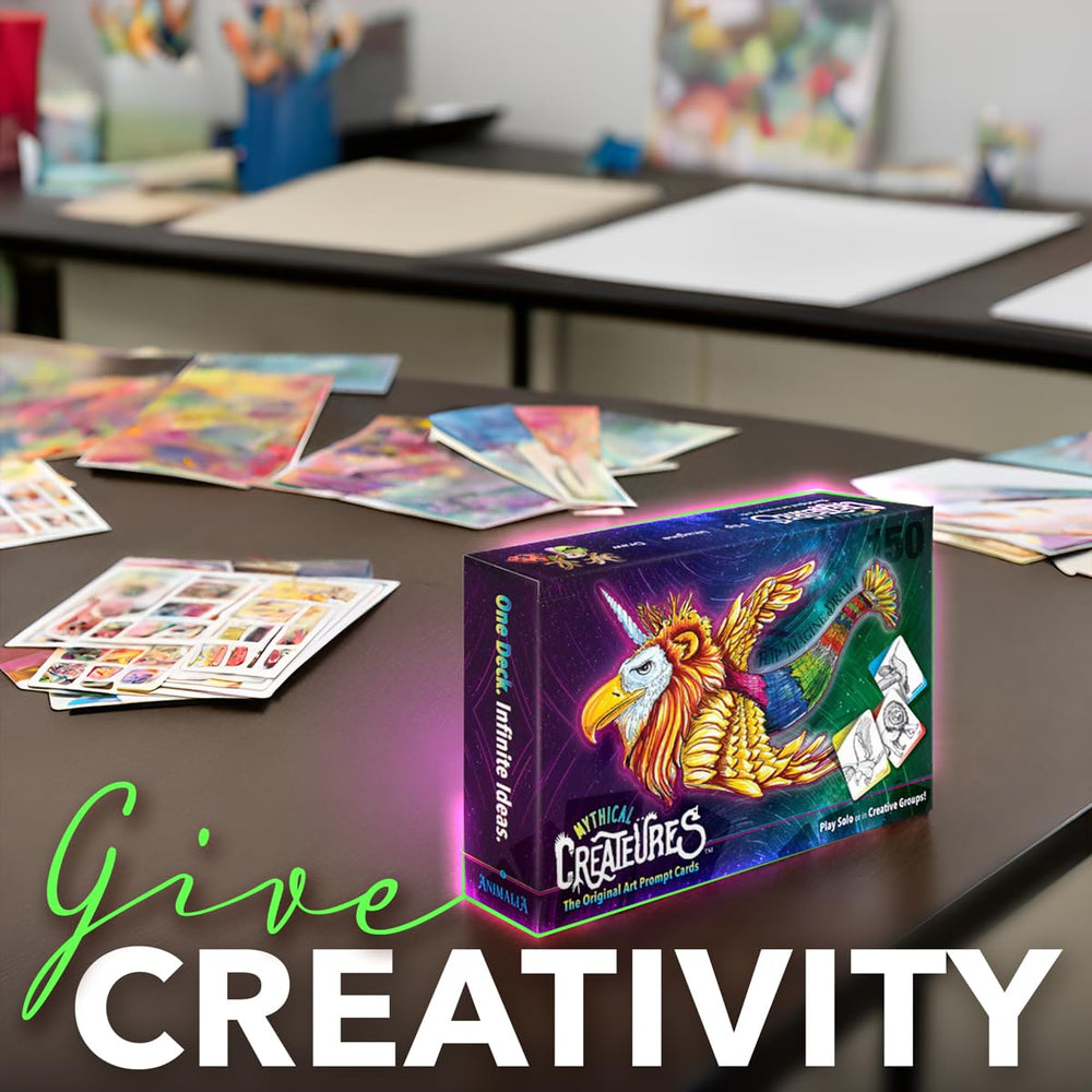 Createures family game night prompts foster creative collaboration