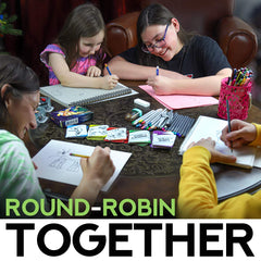 Createures five-card mash-up prompts spark quick imaginative sketches