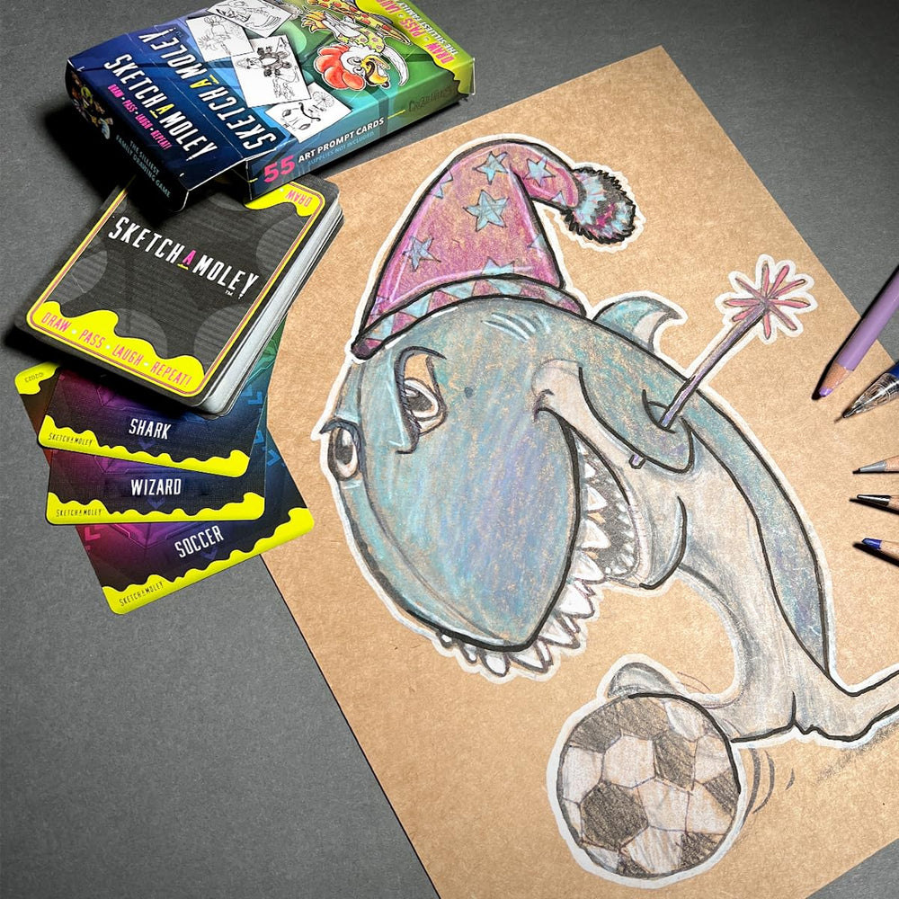 Createures SketchaMoley solo sketch challenge motivates daily creative practice