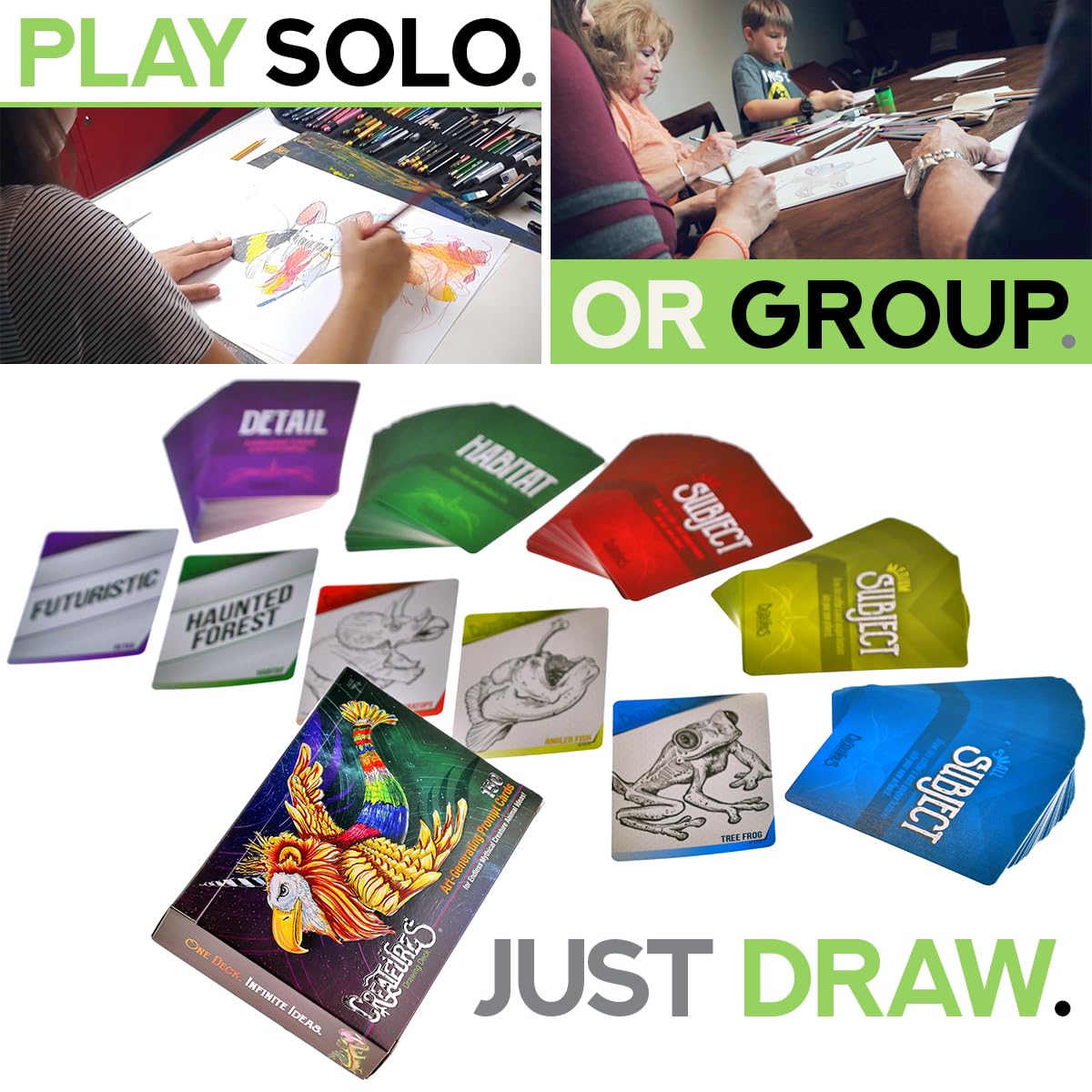 Createures sketchbook warm-up prompts build daily drawing habit