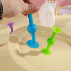 CreateView durable no-hole bath toys suitable for daycare and school storage.