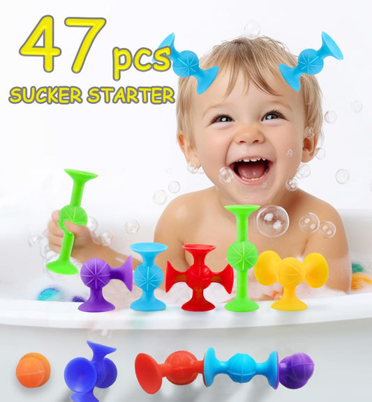 CreateView pop-darts suction toys showing popping action to boost focus and dexterity.