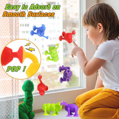CreateView window-play bath toys attach to glass for water-based fun.