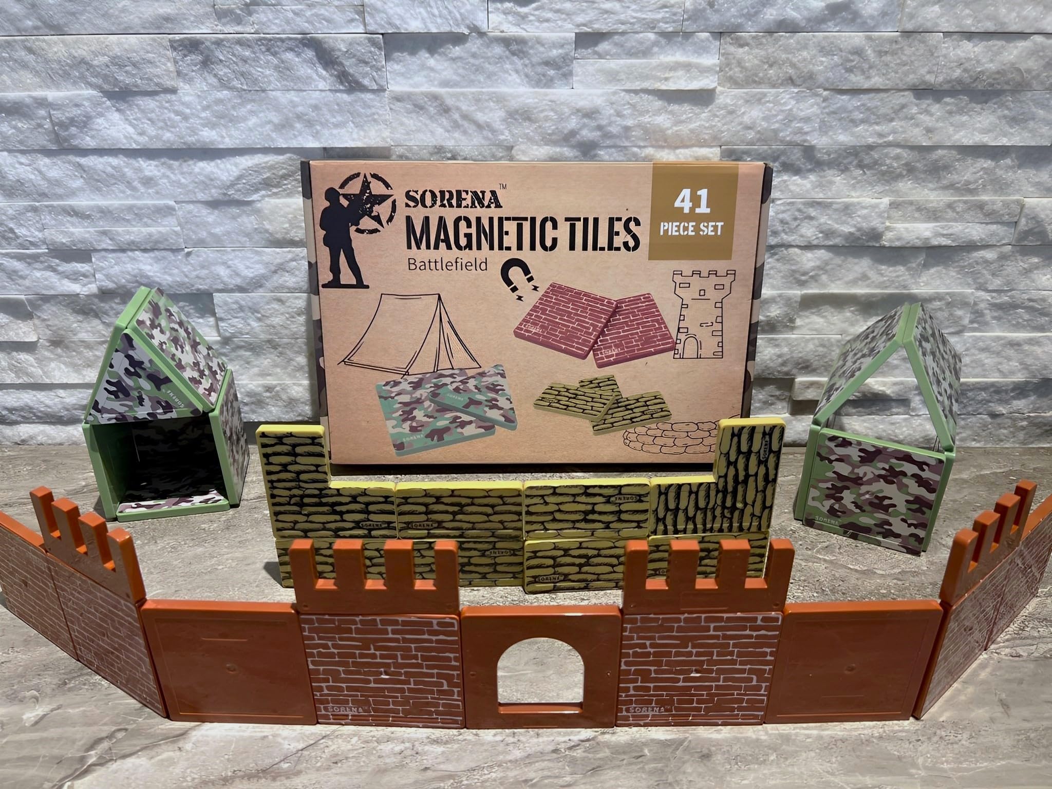 Creatiles gift-ready military tiles ideal for birthdays and holidays.