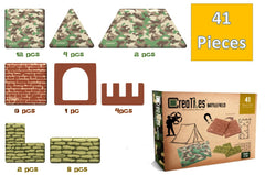 Creatiles WW1 WW2 inspired tiles build set supports imaginative battle scenes and learning.