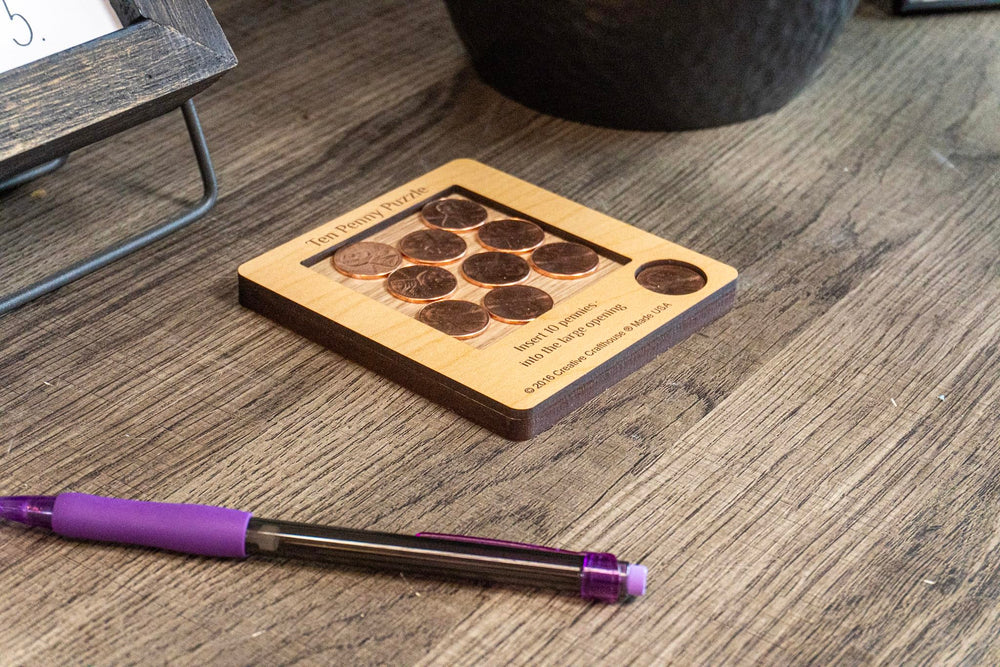 Creative Crafthouse puzzle on coffee table sparks friendly chats.