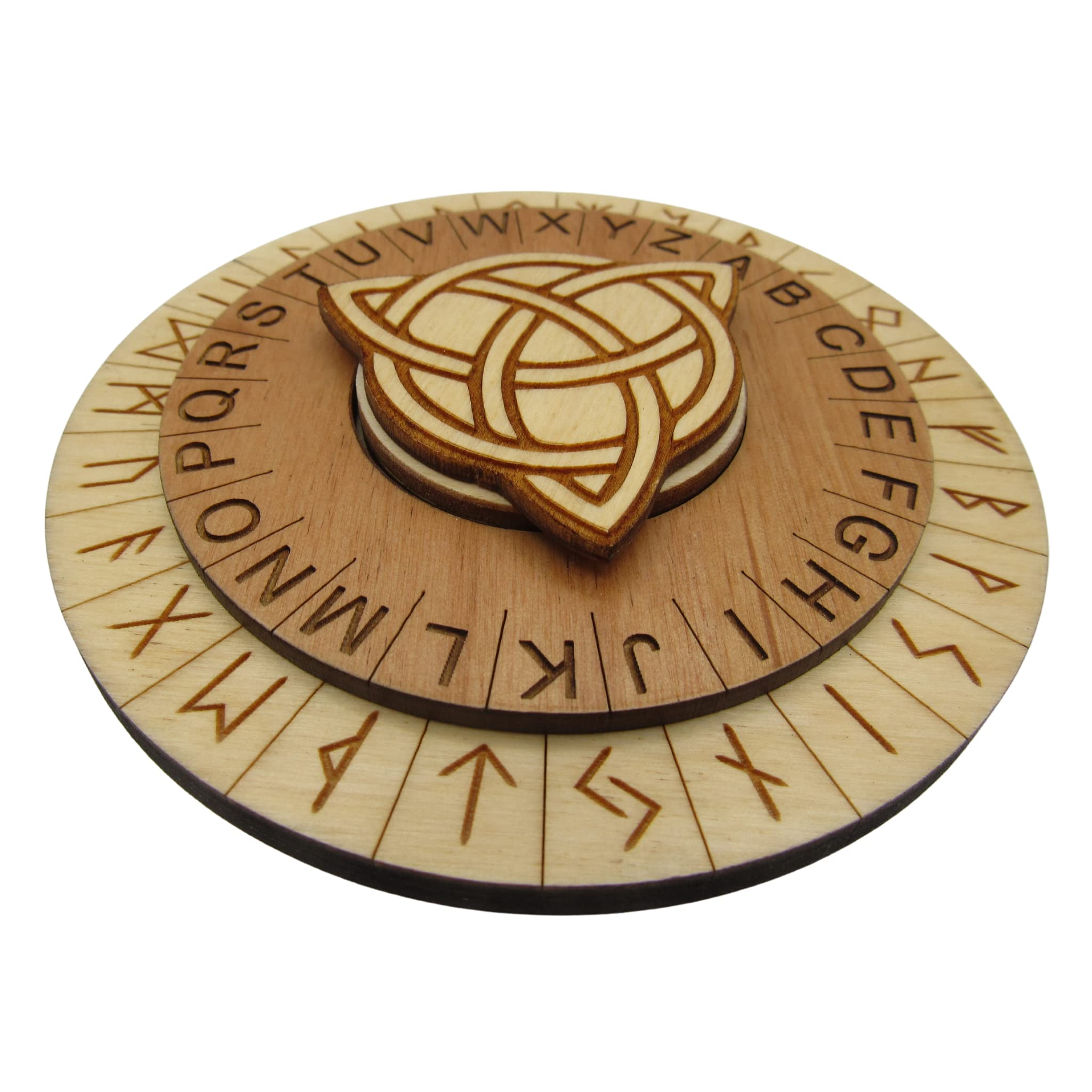 Creative Escape Rooms wooden texture image, conveying tactile authenticity for detective or spy kits.