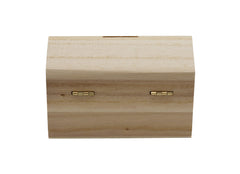 Creative Hobbies wooden chest interior shown for coins and small treasures