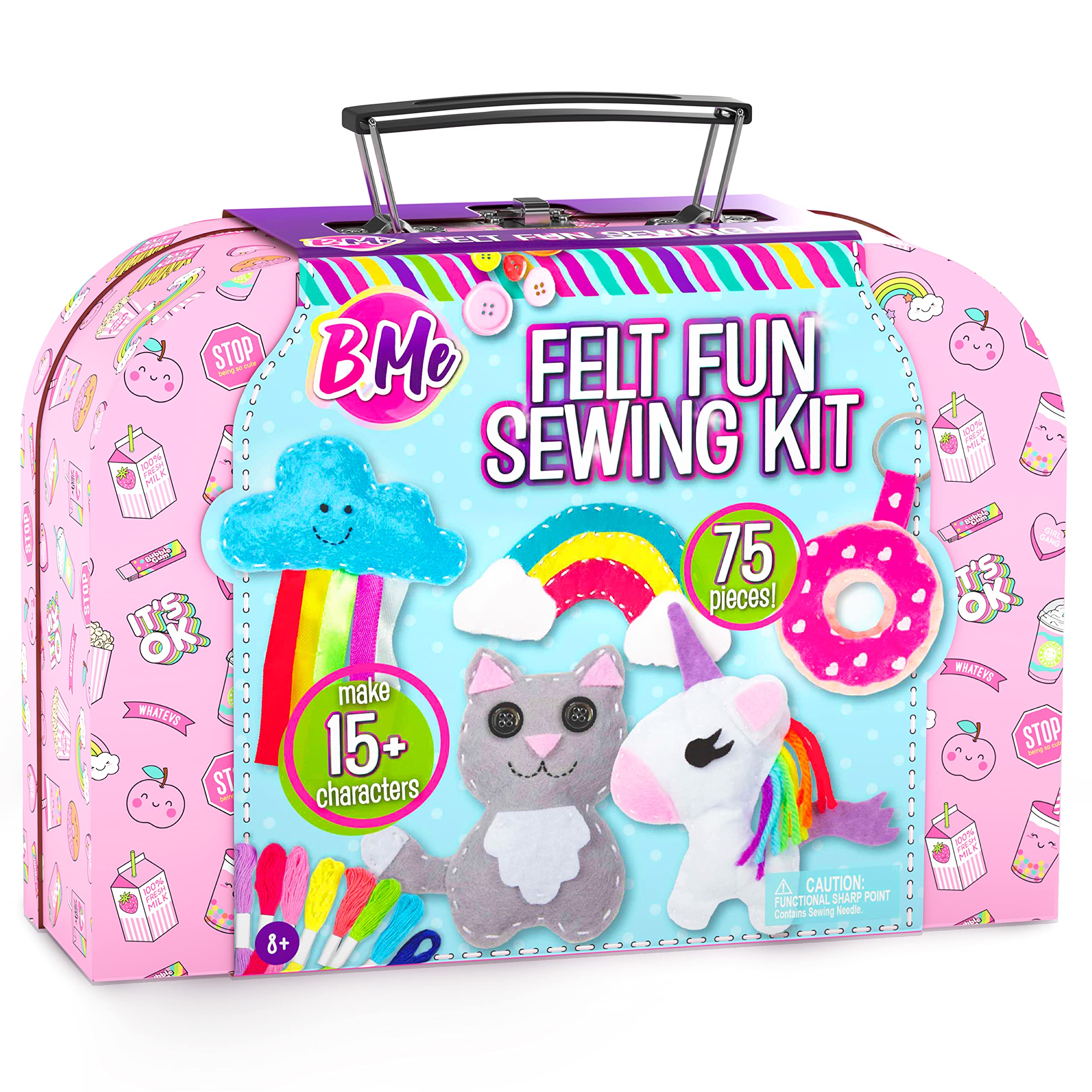 Creative Kids Felt Sewing Kit unicorn figure for imaginative sewing.
