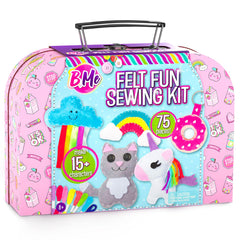 Creative Kids Felt Sewing Kit unicorn figure for imaginative sewing.