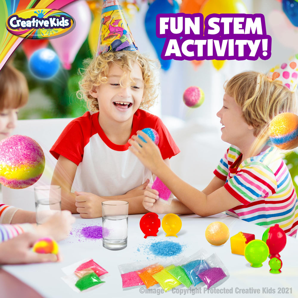 Creative Kids Magic Bouncy Balls drying container helps shape retention.