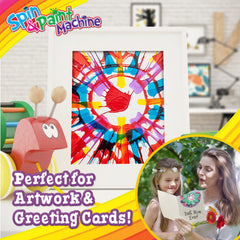 Creative Kids White Crayons Pack enhances drawing with spinning art.