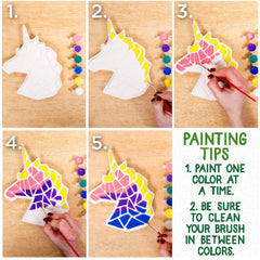 Creative Roots display-ready unicorn stone on a shelf or windowsill