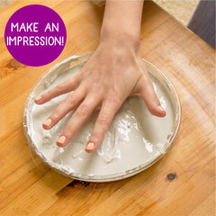 Creative Roots plaster mix sets the stage for a smooth, lasting impression